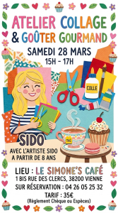 Lire la suite à propos de l’article Goûter gourmand et atelier collage créatif